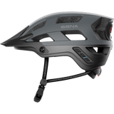 SENA M1 SENA MTB HELMET Matte Gray Left Side - Driven Powersports