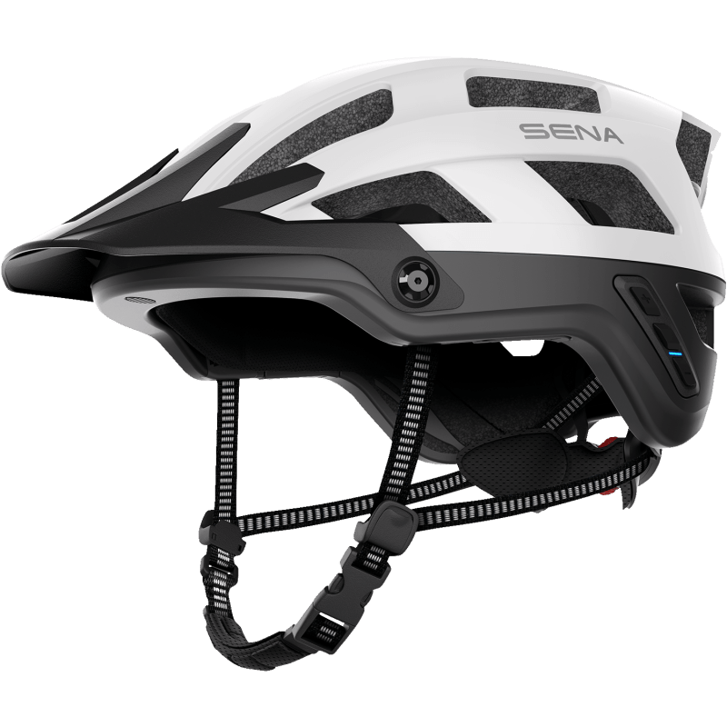 SENA M1 SENA MTB HELMET Matte White Front - Driven Powersports