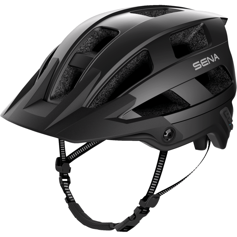 SENA M1 SENA MTB HELMET Matte Black Front - Driven Powersports