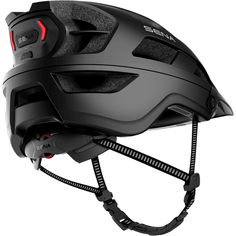 SENA M1 SENA MTB HELMET Matte Black Back - Driven Powersports