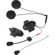 SENA SF1/SF2/SF4/SFR - UNIVERSAL CLAMP KIT WITH HIGH DEFINITION SPEAKERS - Driven Powersports Inc.SF - A0203