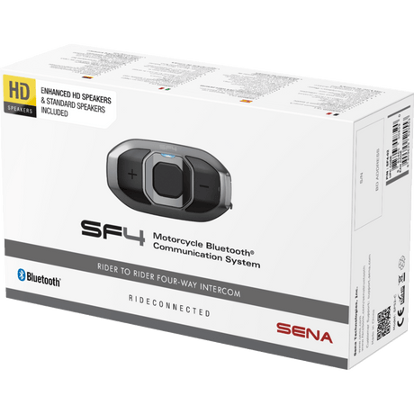 SENA SF4 BLUETOOTH COMMUNICATION SYSTEM DUAL SPEAKERS Front - Driven Powersports