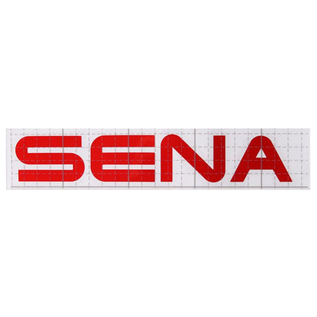 SENA STICKERS SET 8" X 1.5" (5 RED, 5 SILVER) (MKT3 - 06) - Driven Powersports Inc.MKT3 - 06