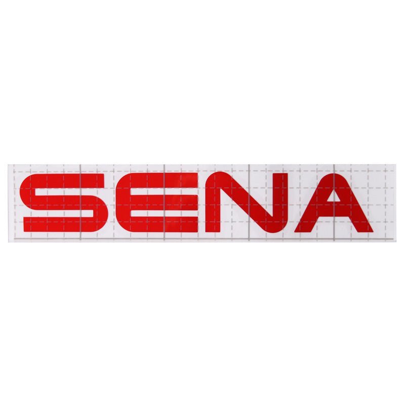 SENA STICKERS SET 8" X 1.5" (5 RED, 5 SILVER) (MKT3 - 06) - Driven Powersports Inc.MKT3 - 06