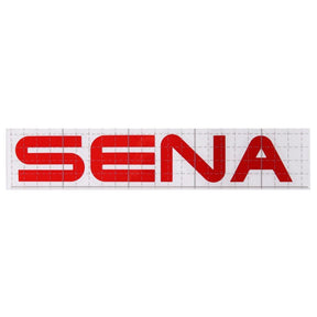 SENA STICKERS SET 8" X 1.5" (5 RED, 5 SILVER) (MKT3 - 06) - Driven Powersports Inc.MKT3 - 06
