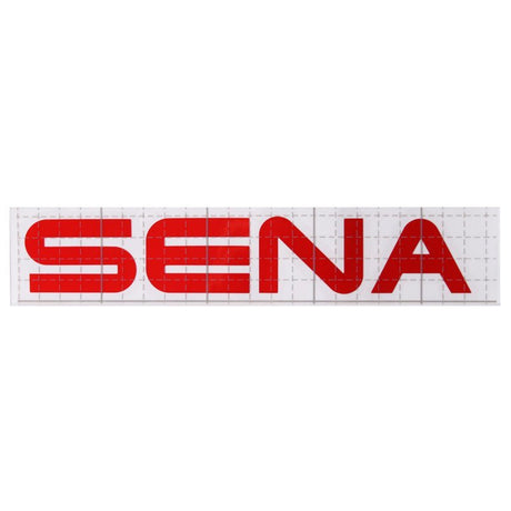 SENA STICKERS SET 8" X 1.5" (5 RED, 5 SILVER) (MKT3 - 06) - Driven Powersports Inc.MKT3 - 06
