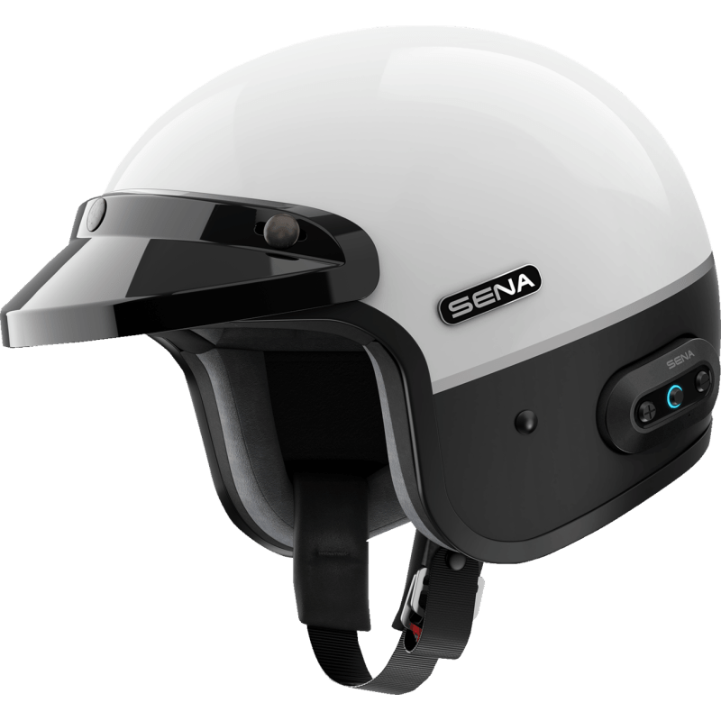 SENA SURGE OPEN - FACE MESH GLOSSY WHITE/MATTE - DRIVEN Canada's Powersports 885465021759SURGE - GWMB00S3