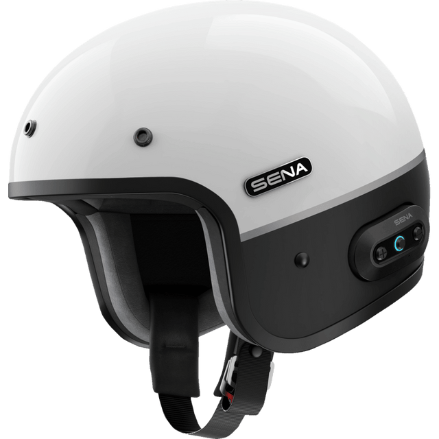 SENA SURGE OPEN - FACE MESH GLOSSY WHITE/MATTE - DRIVEN Canada's Powersports 885465021759SURGE - GWMB00S3