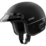 SENA SURGE OPEN - FACE MESH MATTE BLACK/GLOSSY - DRIVEN Canada's Powersports 885465021704SURGE - MBGB00S3