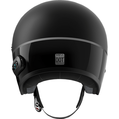 SENA SURGE OPEN - FACE MESH MATTE BLACK/GLOSSY - DRIVEN Canada's Powersports 885465021704SURGE - MBGB00S3