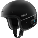 SENA SURGE OPEN - FACE MESH MATTE BLACK/GLOSSY - DRIVEN Canada's Powersports 885465021704SURGE - MBGB00S3