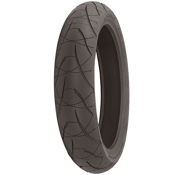SHINKO 016 VERGE 2X DUAL COMPOUND RADIAL TIRE (VERGE2X120/60ZR17) - DRIVEN Canada's Powersports VERGE2X120/60ZR17