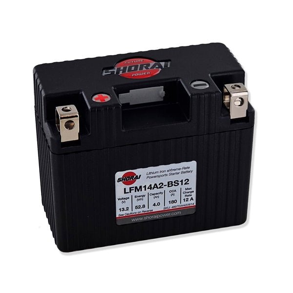 SHORAI LFX BATTERY (LFM14A2 - BS12) - DRIVEN Canada's Powersports 4897034420814LFM14A2 - BS12