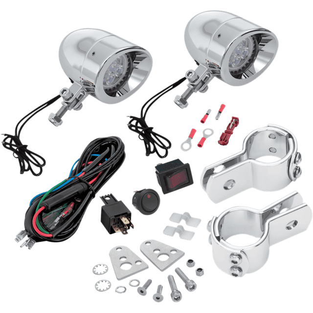 SHOW CHROME 1 1/4" HWY BAR MINI LED KIT - Driven Powersports Inc.72537897674955 - 365L