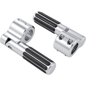 SHOW CHROME 1 1/4" HWY CLAMP WITH RAIL PEG PR - Driven Powersports Inc.72537895813421 - 334