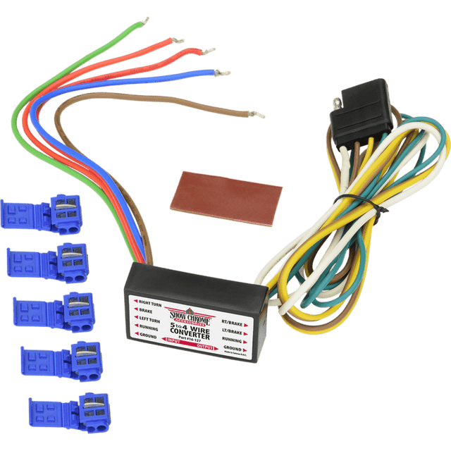 SHOW CHROME 5 - TO - 4 TRAILER WIRE CONVERTER - Driven Powersports Inc.72537897924516 - 127
