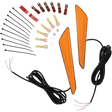 SHOW CHROME AMBER LENS MARKER LIGHT SET - Driven Powersports Inc.72537897994852 - 952A