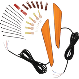 SHOW CHROME AMBER LENS MARKER LIGHT SET - Driven Powersports Inc.72537897994852 - 952A