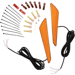 SHOW CHROME AMBER LENS MARKER LIGHT SET - Driven Powersports Inc.72537897994852 - 952A