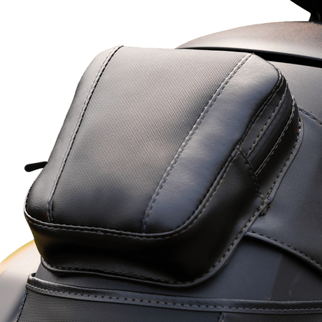 SHOW CHROME BALLISTIC TANK POUCH W/BLACK STITCH RYKER '19'23 - DRIVEN Canada's Powersports H40 - 402CBK