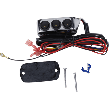 SHOW CHROME BRAKE SWITCH BLOCK ILLUM SET (52 - 605A) - DRIVEN Canada's Powersports 72537896053352 - 605A