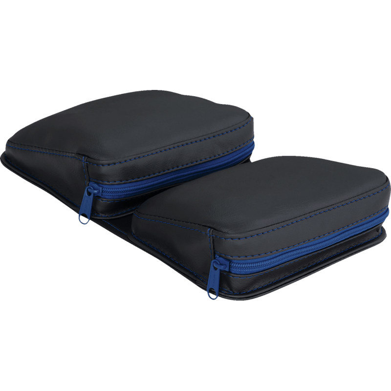 Show Chrome Dashboard Pouches Zipper & Stitch - DRIVEN Canada's Powersports H44-4ZBLUE