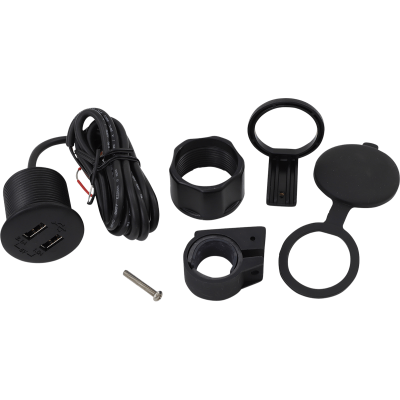 SHOW CHROME DUAL PORT USB CHARGER - Driven Powersports Inc.72537897353313 - 208