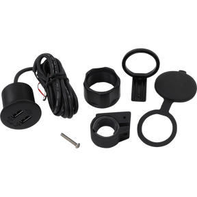 SHOW CHROME DUAL PORT USB CHARGER - Driven Powersports Inc.72537897353313 - 208