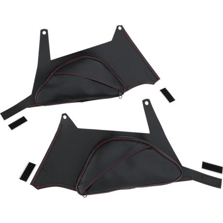 SHOW CHROME DUAL SIDE TANK POUCH BALLISTIC W/STITCH RYKER PR - DRIVEN Canada's Powersports H40 - 401CRED