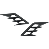 SHOW CHROME FRONT FENDER VENT ACCENT PR - Driven Powersports Inc.72537898036452 - 959BK