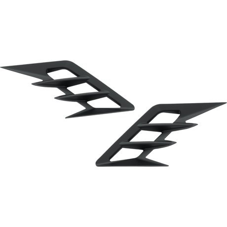 SHOW CHROME FRONT FENDER VENT ACCENT PR - Driven Powersports Inc.72537898036452 - 959BK