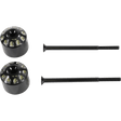 SHOW CHROME HANDLEBAR END WEIGHTS - RYKER PR - Driven Powersports Inc.72537898105741 - 410