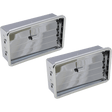 SHOW CHROME LOWER VENTS GL1800 PR - Driven Powersports Inc.72537894985952 - 642