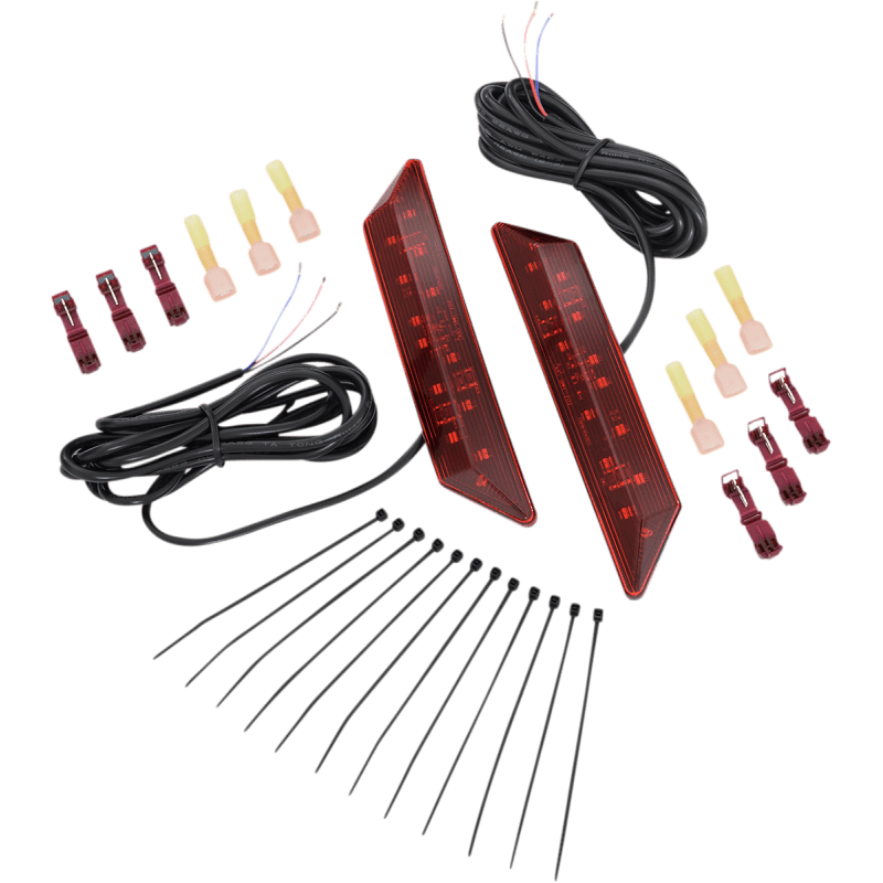 SHOW CHROME REAR FRONT FENDER MARKER LED PR - Driven Powersports Inc.72537898079141 - 202