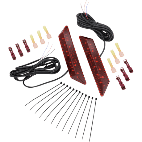 SHOW CHROME REAR FRONT FENDER MARKER LED PR - Driven Powersports Inc.72537898079141 - 202