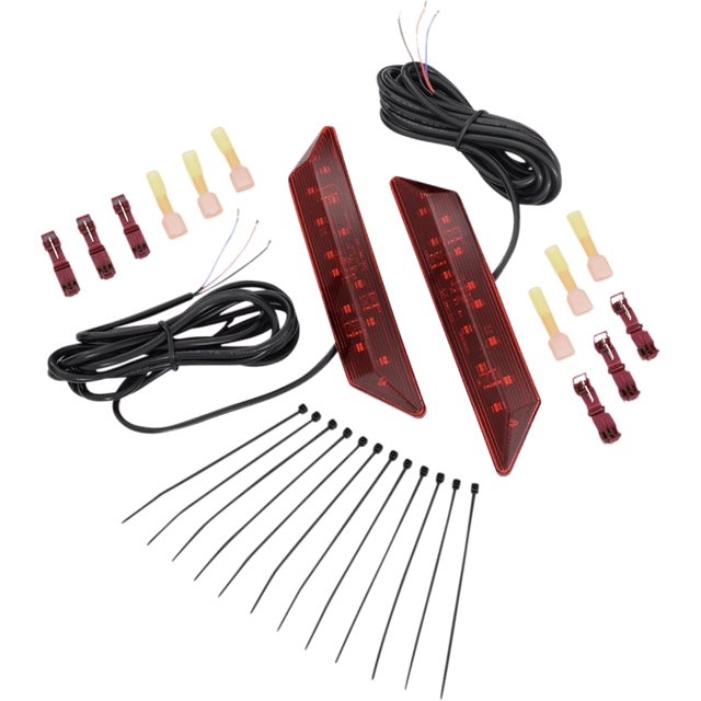 SHOW CHROME REAR FRONT FENDER MARKER LED PR - Driven Powersports Inc.72537898079141 - 202