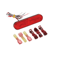 SHOW CHROME RED LED MARKER LIGHT 1" X 3 3/4" - Driven Powersports Inc.72537898058616 - 119RS