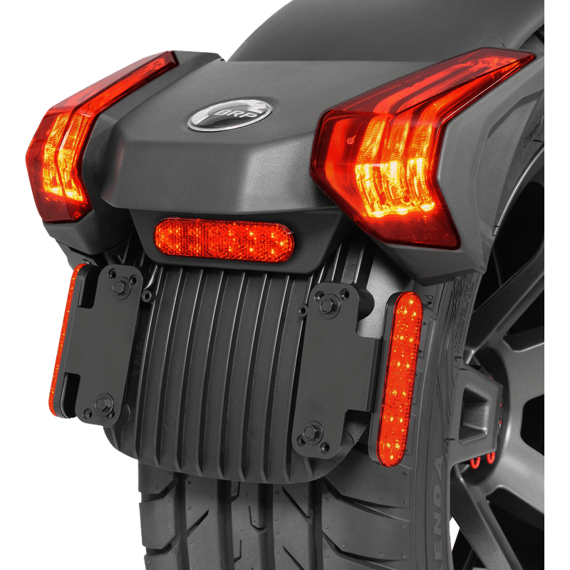 SHOW CHROME RED LED MARKER LIGHT 1" X 3 3/4" - Driven Powersports Inc.72537898058616 - 119RS