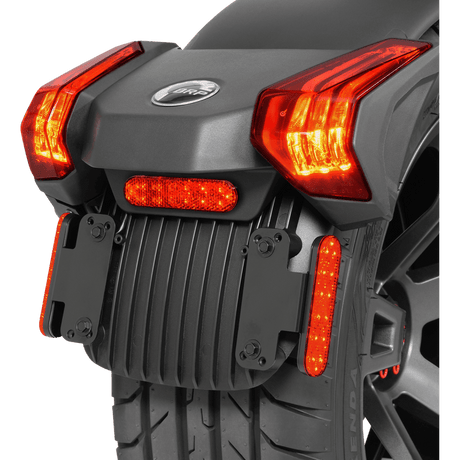 SHOW CHROME RED LED MARKER LIGHT 1" X 3 3/4" - Driven Powersports Inc.72537898058616 - 119RS