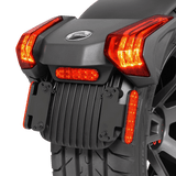 SHOW CHROME RED LED MARKER LIGHT 1" X 3 3/4" - Driven Powersports Inc.72537898058616 - 119RS