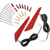 SHOW CHROME RED LENS MARKER LIGHT SET - Driven Powersports Inc.72537897995552 - 953R