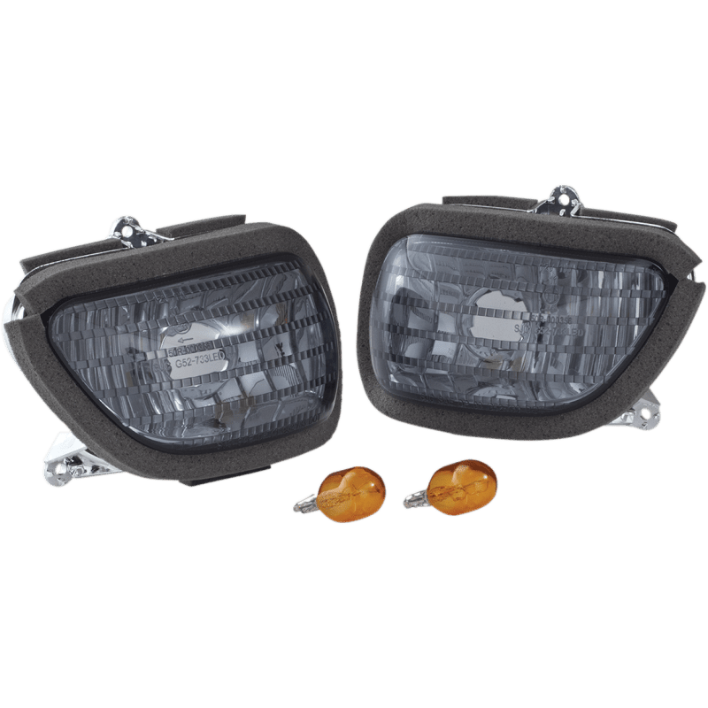 SHOW CHROME SMOKE TURNSIGNAL LIGHT PR - Driven Powersports Inc.72537897404252 - 733SK