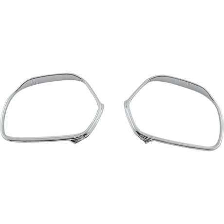 SHOW CHROME VISORED TRIM PLAIN PR Mirror Front - Driven Powersports