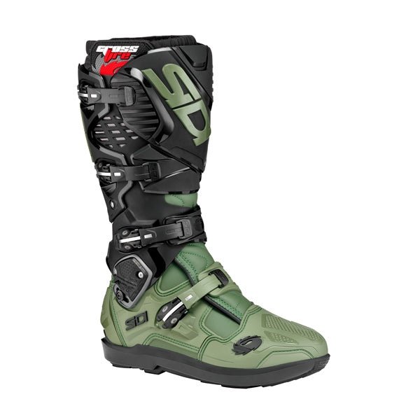 SIDI CROSSFIRE 3 SRS BOOTS - DRIVEN Canada's Powersports 8017732592378000MMFIRE3WSRSARMYNERO40