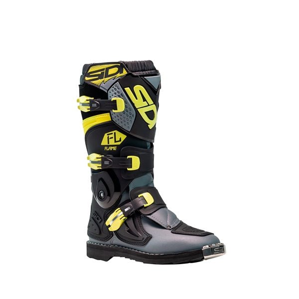 SIDI FLAME BOOTS - DRIVEN Canada's Powersports 8017732730121000MMFLAMEBLKLIME31