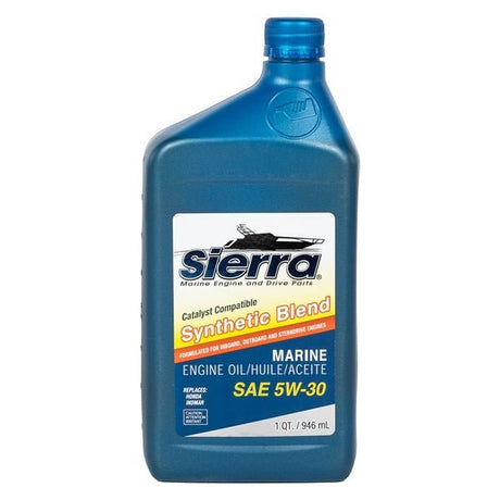 Sierra Engine Oil 5W - 30 Semi - Synthetic 946ml (18 - 9555 - 2) - DRIVEN Canada's Powersports 80828237587418-9555-2