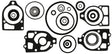SIERRA LOWER UNIT GASKET KIT 18 - 2652 - DRIVEN Canada's Powersports 03099931263118 - 2652
