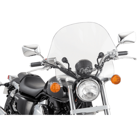 SLIPSTREAMER CLEAR VIPER WINDSHIELD C/W 1"&7/8" HDWRE - Driven Powersports Inc.SS - 10 - CSS - 10 - C