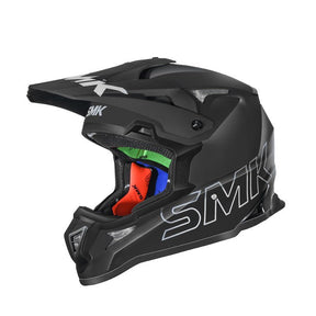 SMK HELMETS ALLTERRA HELMET - SOLID ANTHRACITE/BLACK (MATTE) (S) - Driven Powersports Inc.89026138240091000032035