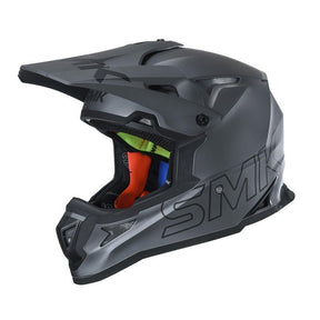 SMK HELMETS ALLTERRA HELMET - SOLID ANTHRACITE/BLACK (MATTE) (XS) - Driven Powersports Inc.89026134904331000032039
